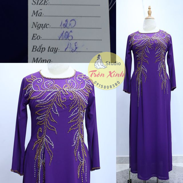 ÁO DÀI SUI GIA BIGSIZE – PHỤ HUYNH ĐẸP SANG TRỌNG NGÀY CƯỚI CON